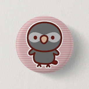 Timneh African Grey Parrot 3 Cm Round Badge