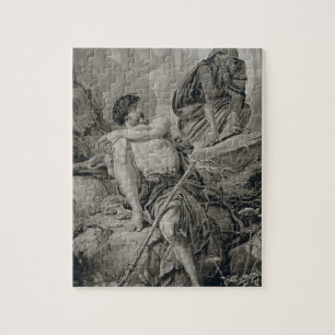Timon and Apemantus, from Timon of Athens by Willi Jigsaw Puzzle