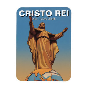 Timor-Leste Cristo Rei of Dili Magnet
