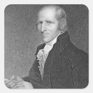 Timothy Pickering (1745-1829) engraved by Thomas B Square Sticker