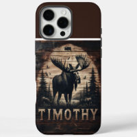 Timothy's Moose Wood Sign