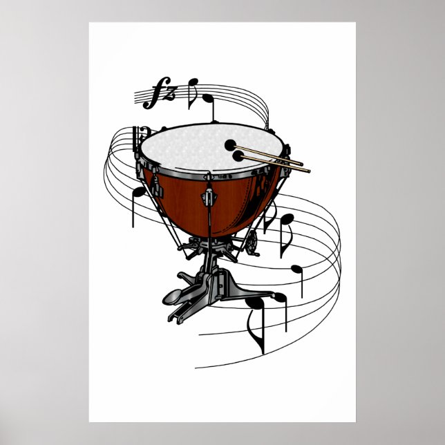 Timpani (Kettle Drum) Poster (Front)