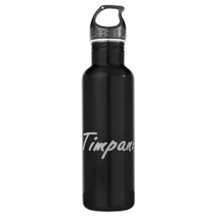 timpani text blk outline grey.png 710 ml water bottle