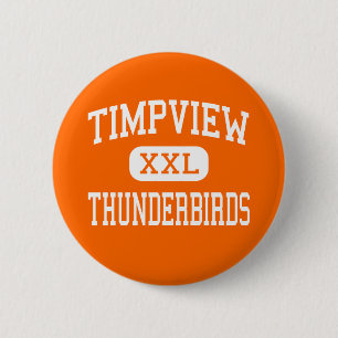Timpview - Thunderbirds - High School - Provo Utah 6 Cm Round Badge