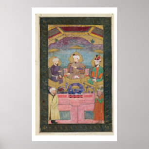 Timur (1336-1405), Babur (1483-1530, r.1526-30) an Poster