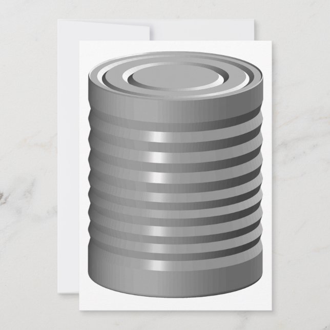 Tin Can Invitations (Front)