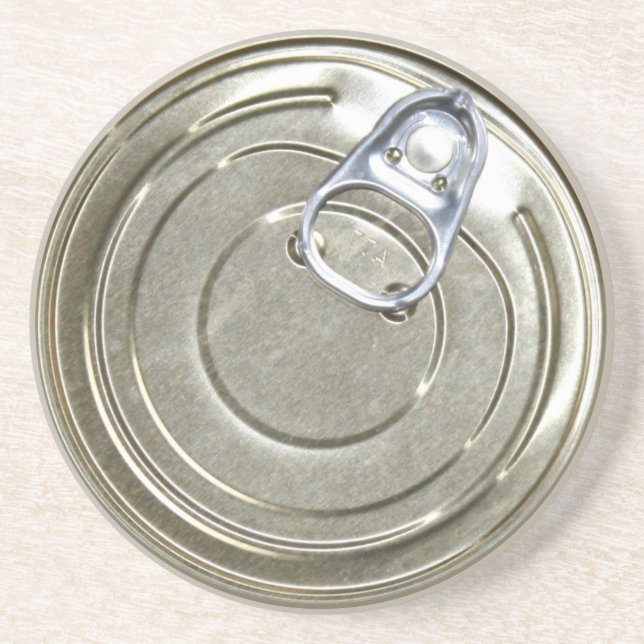 Tin Can Lid Coaster (Front)