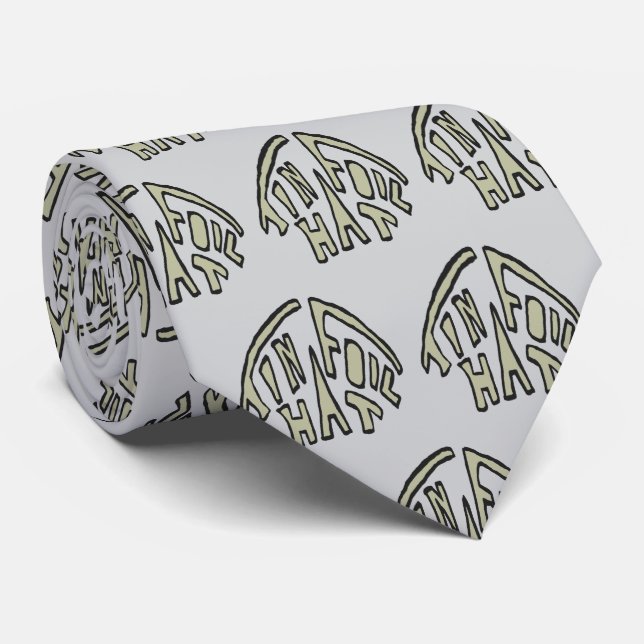 Tin Foil Hat Tie (Rolled)
