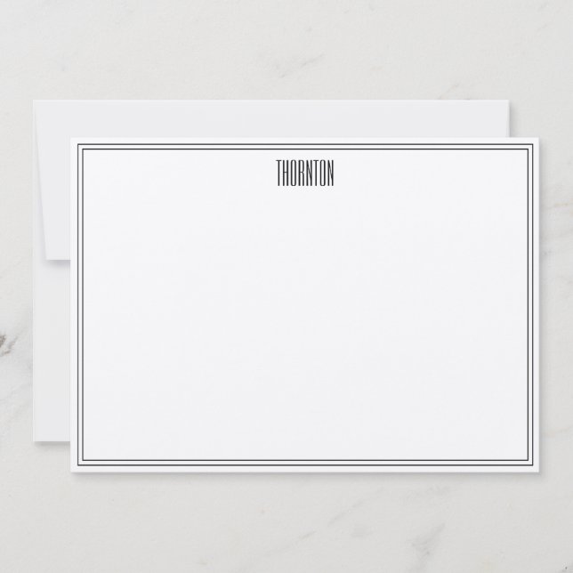 Tin Leaf Thank-You Notes (Front)