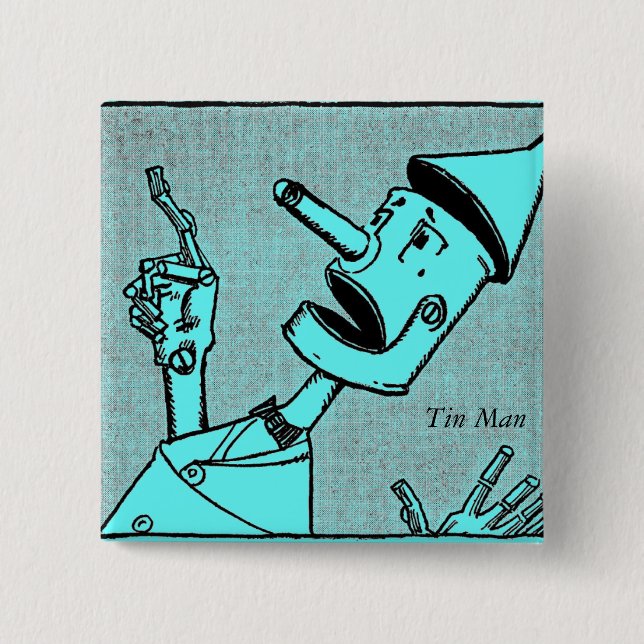 Tin Man Button (Front)