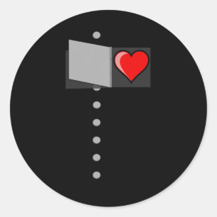 Tin Man Heart Halloween Wizard Of Oz Tin Man Costu Classic Round Sticker