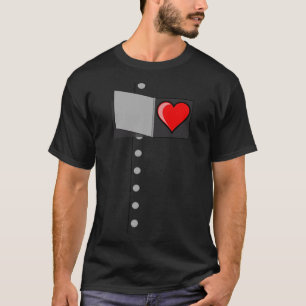 Tin Man Heart Halloween Wizard Of Oz Tin Man Costu T-Shirt
