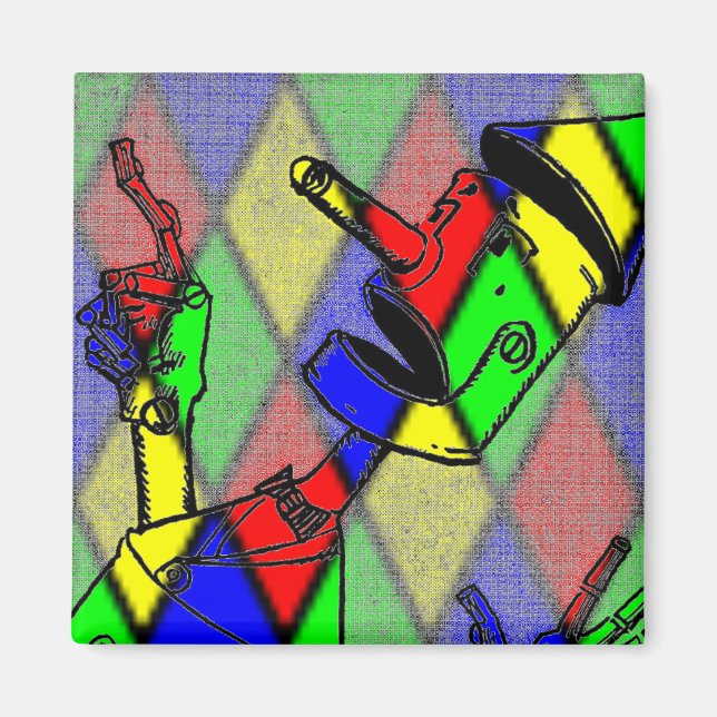 Tin Man Magnet (Front)