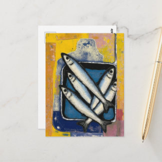 Tin of Fish Still Life Postcard