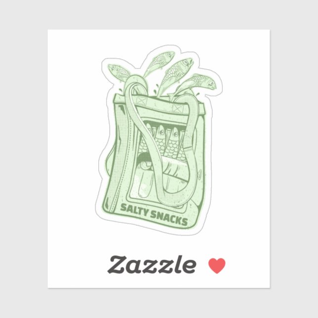 Tin of sardines salty snack (Sheet)