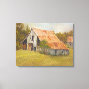 Tin Roof Barn Canvas Print