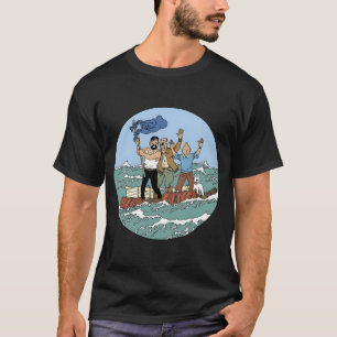 Tin-Tin Sea Adventure With Captain Haddock T-Shirt