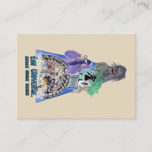 Tin Universe Middle Grade Series Trading Card #1 (Front)