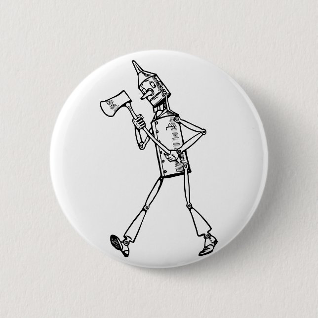 Tin Woodsman 6 Cm Round Badge (Front)