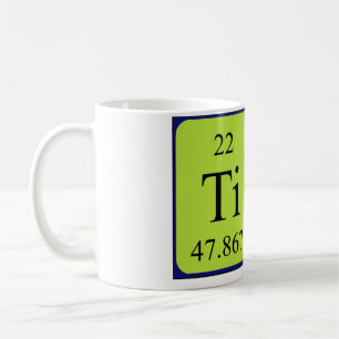 Tina periodic table name mug