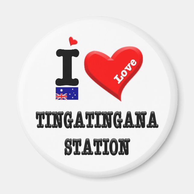 TINGATINGANA STATION - I Love Magnet (Front)