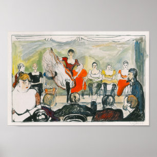 Tingletangle (1895) by Edvard Munch. Poster