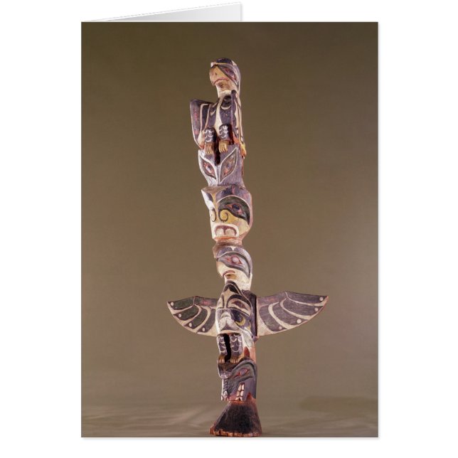 Tinglit Bird Clan totem pole (Front)