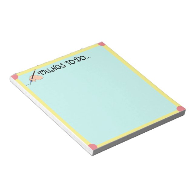 Tings to do... Personalised Notepad  (Angled)