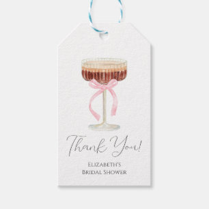 Tini Bit Closer Bridal Shower  Gift Tags