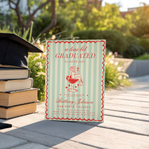 Tini Bit Graduated Western Cowgirl Graduation Invitation