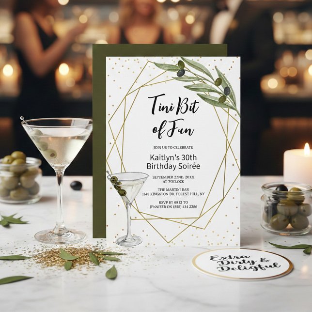 Tini Bit Of Fun Martini Soirée Invitation (Creator Uploaded)