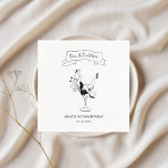 Tini Bit Older Cocktail Hand Drawn Unique Birthday Napkin<br><div class="desc">Add a touch of charm to your cocktail-themed birthday celebration with our "Tini Bit Older" party napkins! Perfectly designed to match a fun and stylish martini-inspired theme, these napkins feature hand-drawn illustrations of martini glasses, olives, and bubbly accents that bring a unique, whimsical flair to any party table. Made from...</div>