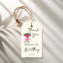 Tini bit older handrawn retro birthday favour