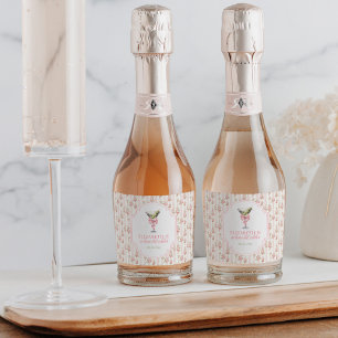 'Tini Bit Older Martini Coquette Birthday Sparkling Wine Label