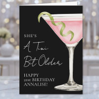 Tini Bit Older Martini Happy Birthday