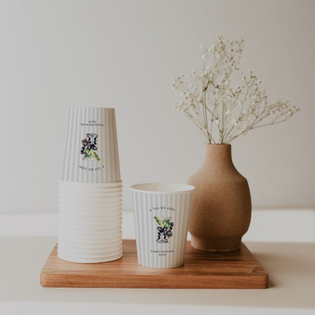 Tini Bit Older | Martini Themed Birthday Favour Paper Cups (Creator Uploaded)