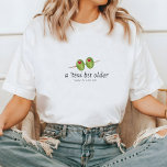 Tini Bit Older | Martini Themed Birthday T-Shirt<br><div class="desc">This shirt makes a perfect gift for the guest of honour. Ready to celebrate your girl getting a tini bit older? This martini themed collection is so classy and will have your guests racing to RSVP. Perfect for any age birthday. Cheers to getting older with style. But the best part...</div>