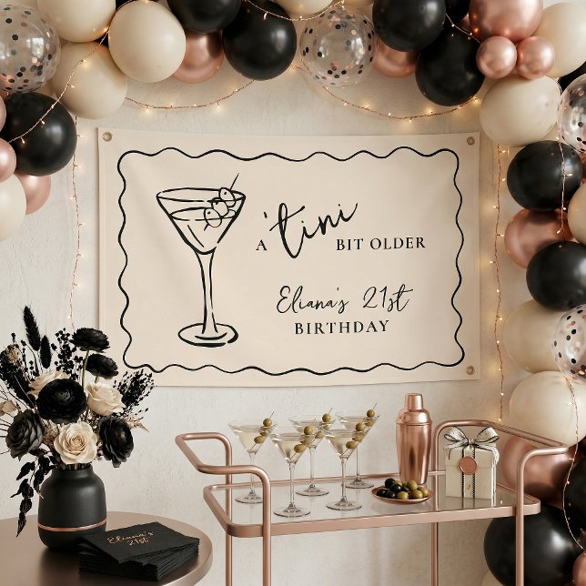 Tini Bit Older Personalised Birthday Party Banner (Creator Uploaded)