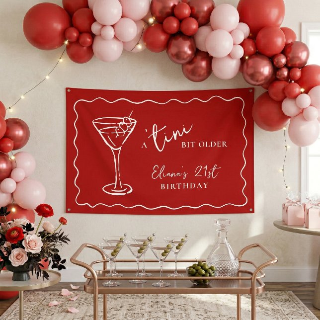 Tini Bit Older Personalised Birthday Party Banner (Creator Uploaded)