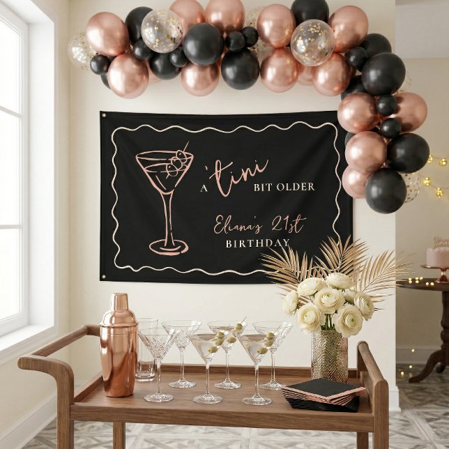 Tini Bit Older Personalised Birthday Party Banner (Creator Uploaded)