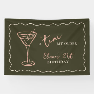 Tini Bit Older Personalized Birthday Party Banner