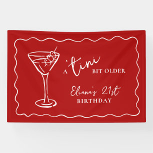 Tini Bit Older Personalized Birthday Party Banner