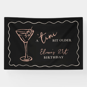 Tini Bit Older Personalized Birthday Party Banner