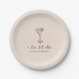 Tini Bit Older Personalized Birthday Party Paper Plate