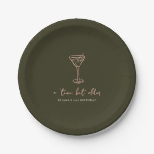 Tini Bit Older Personalized Birthday Party Paper Plate