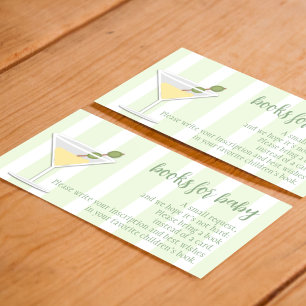 Tini One Baby Shower Books For Baby Enclosure Card