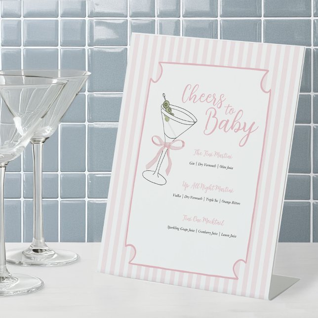 Tini One Is on the Way Bar Sign (Creator Uploaded)