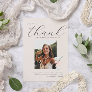 Tini Thank You Martini Themed Photo