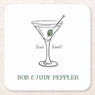 'tini time Personalised Paper Coasters