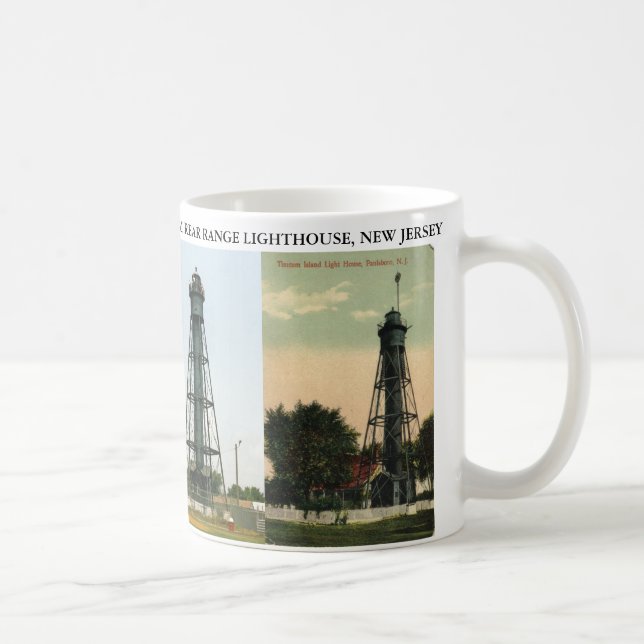 Tinicum Rear Range Lighthouse, New Jersey Coffee Mug (Right)